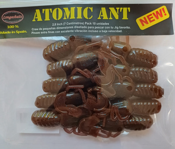 LONGASBAITS Atomic Ant Softbait Creature Bait 7cm 7 Stück