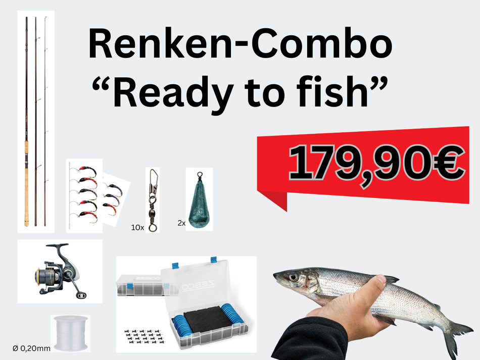 Renken-Combo SPRO 3 Kraft 3.30m DELPHIN Technix 3T