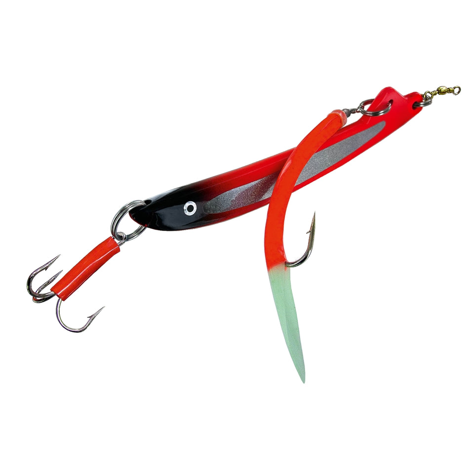 °JENZI Pilker Red-Black mit Gummimakk