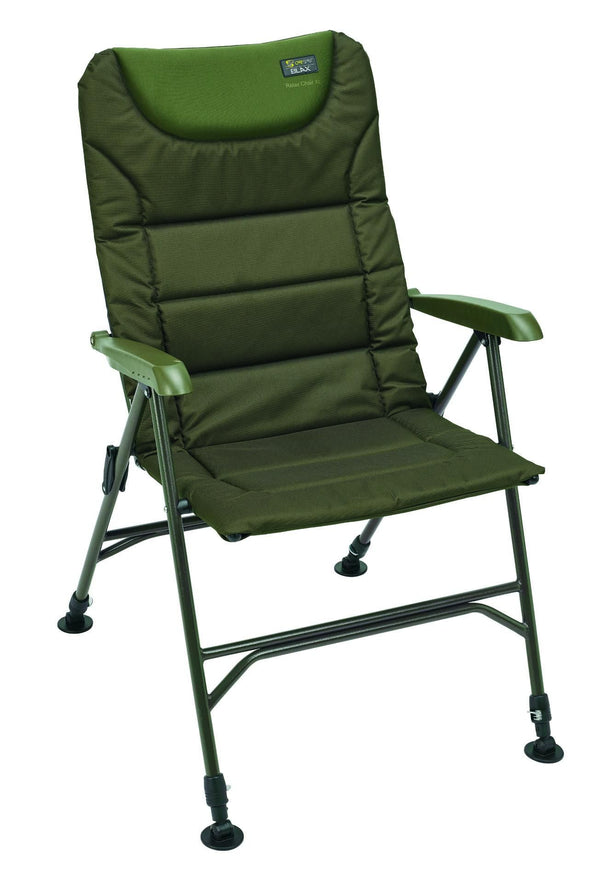 CARPSPIRIT BLAX™ Angler-Relax-Stuhl mit verstellbaren Beinen und Rückenlehne