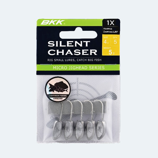 Silent Chaser Micro Jighead Prisma, Harpax o. Punch 5Stck.