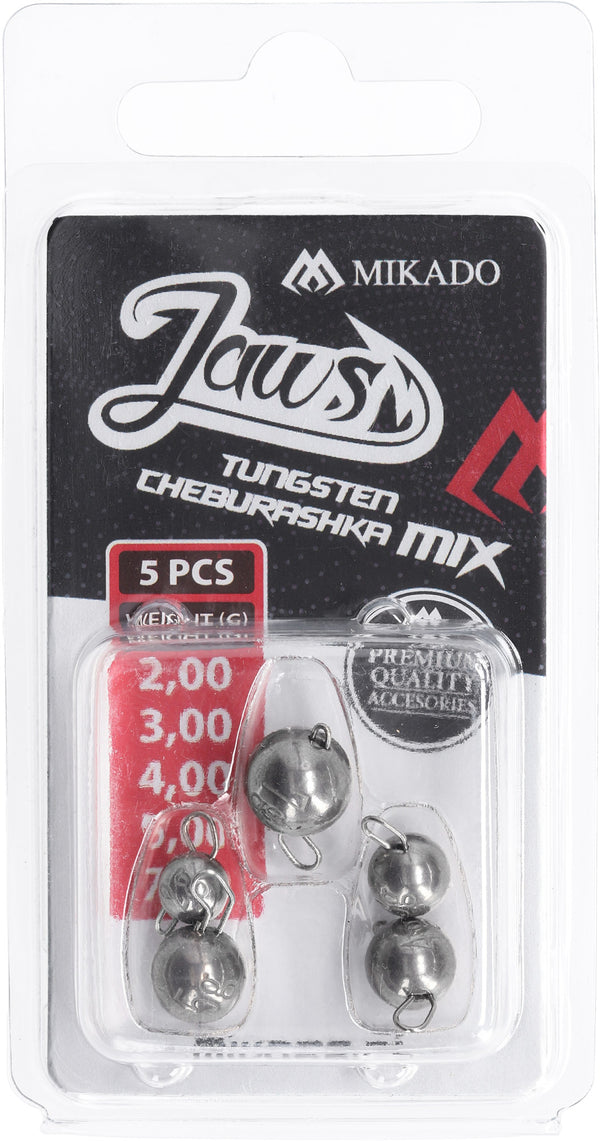 MIKADO Cheburashka - Tungsten Jaws Blei Set 5 Stck.