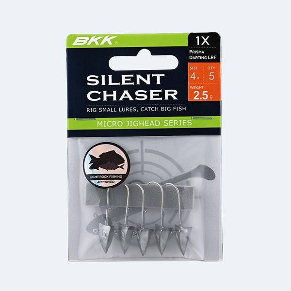 Silent Chaser Micro Jighead Prisma, Harpax o. Punch 5Stck.