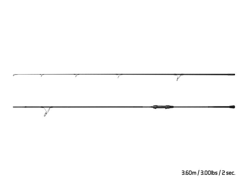 DELPHIN CorsaBLACK NERO Karpfenrute 360cm 3lbs 2-Teilig