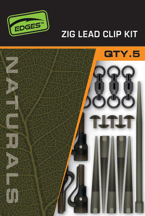 FOX Edges Naturals ZIG Clip Kit Wirbel