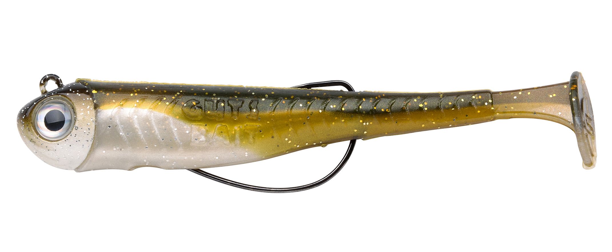 SPRO Gutsbait UV 95/110 9,5cm oder 11cm Gummifisch montiert