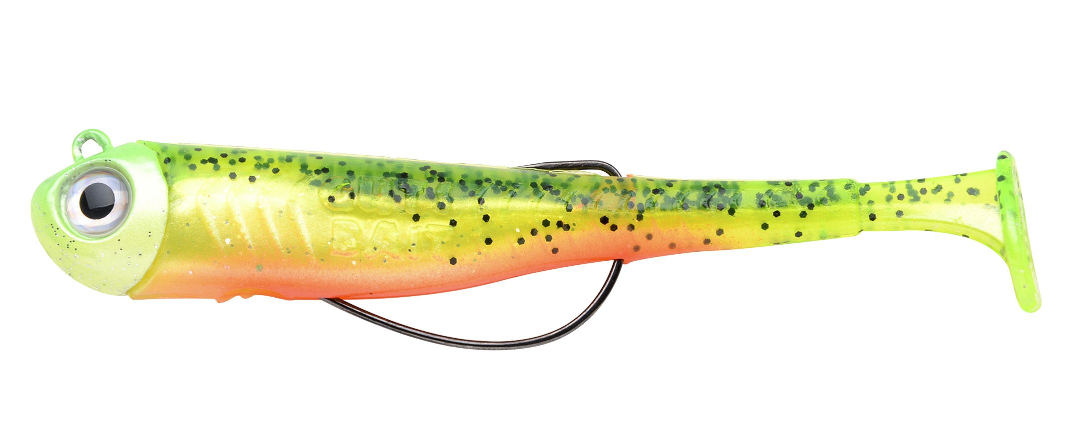 SPRO Gutsbait UV 95/110 9,5cm oder 11cm Gummifisch montiert
