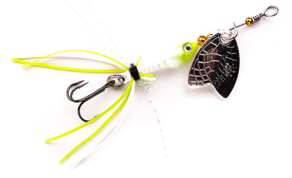 SPRO Larva Mayfly Micro Spinner 5cm 4g Drilling oder Einzelhaken