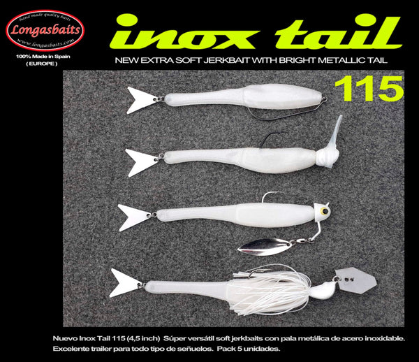 Inox Tail 115 4,5inch (11,5cm) 4 Stck.