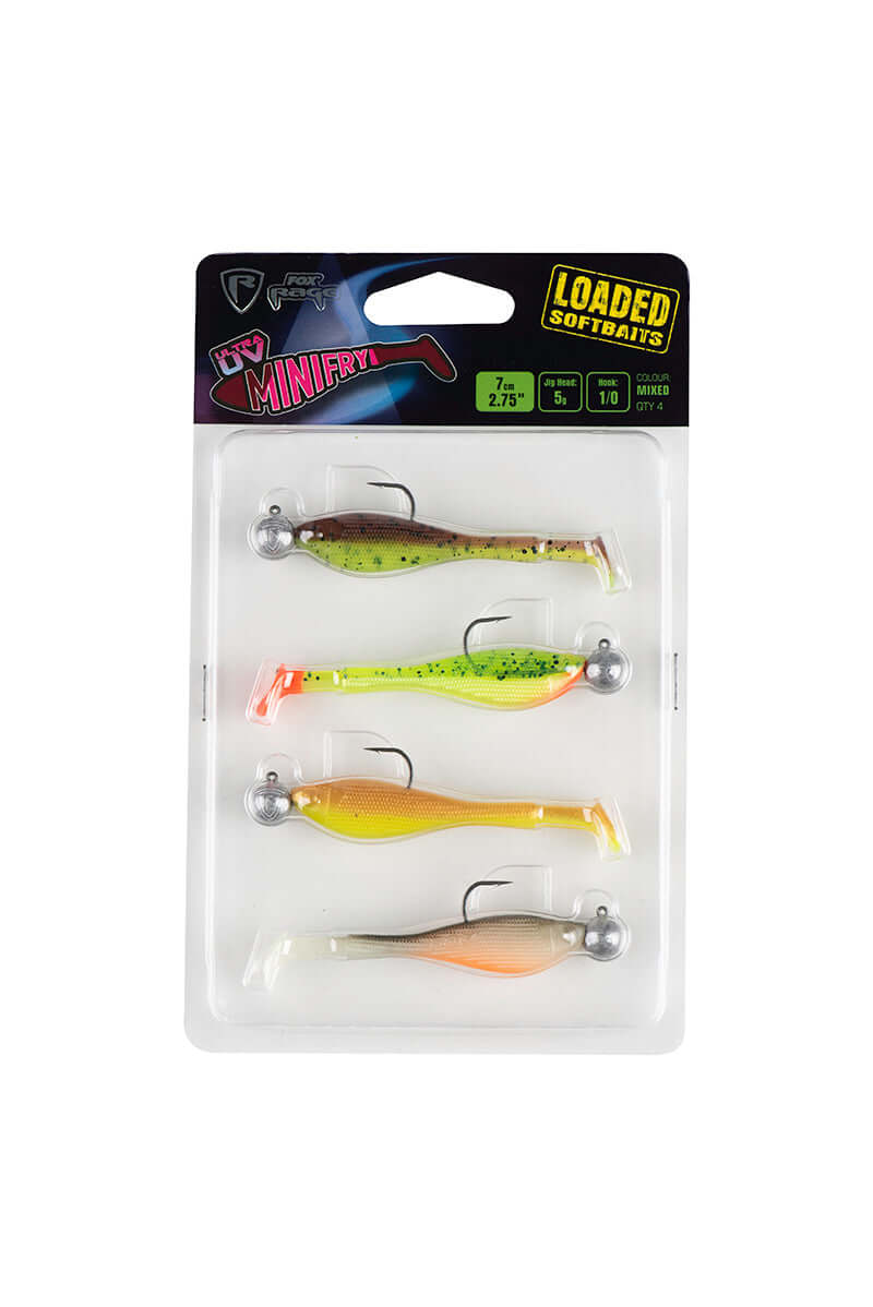 FOX Rage Ultra UV Mini Fry Loaded Softbait 7cm 5g Gummifisch