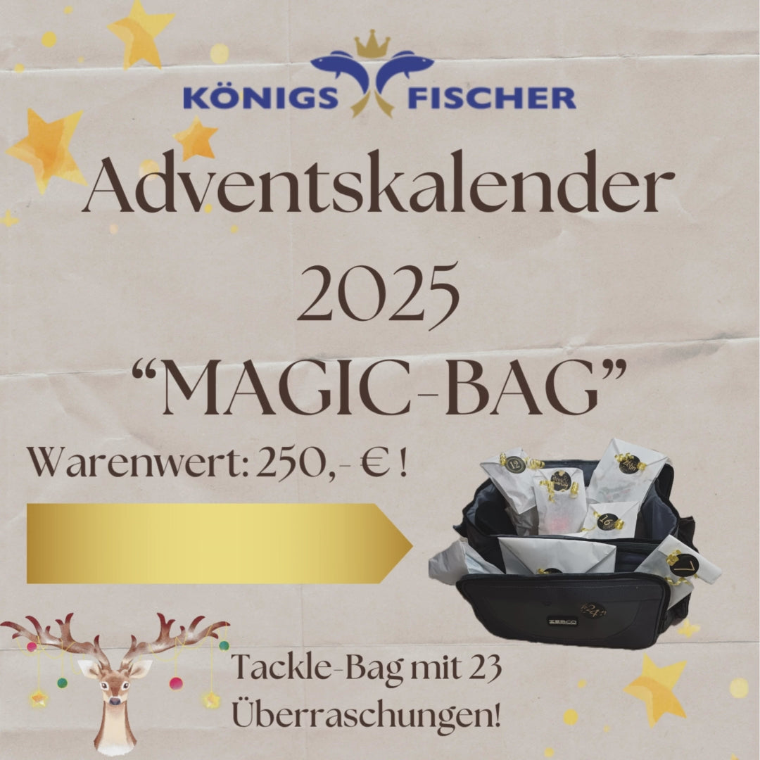 KÖNIGSFISCHER Angler-Adventskalender "Magic-Bag" Tackle-Bag