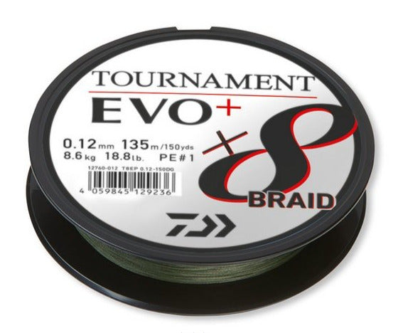 Daiwa TOURNAMENT X8 BRAID EVO+